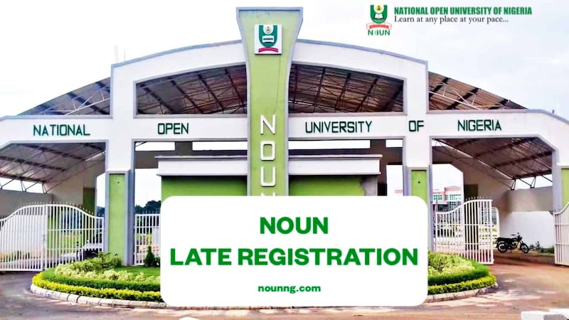 Noun Late Registration Of Course And Exam For 2023_2 Semester