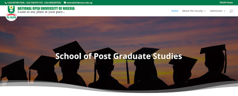 Noun Postgraduate Admission Form: Requirements & How To Apply