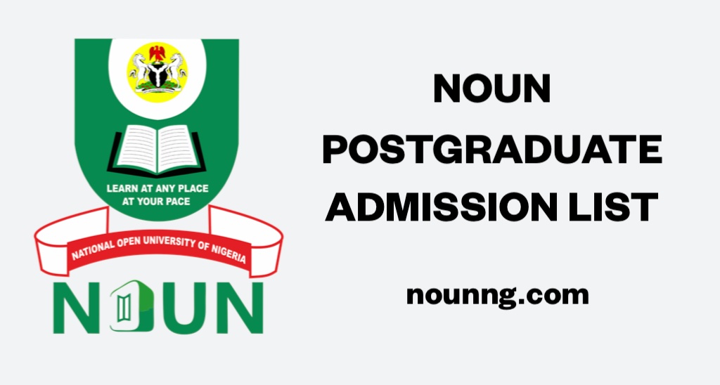 Noun Postgraduate Graduation List 2023/2024 (msc, Pgd, Phd)