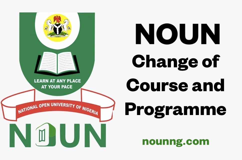 Noun Change Of Programme And Course Procedure